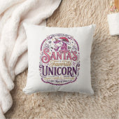 Coussin licorne Santa's licorne préférée (Couverture)