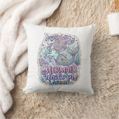 Coussin Licorne Sirène Licorne Lagune Conception Graphique (Couverture)