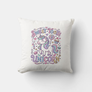 Coussin Licorne Sweet Tooth Licorne Conception de merchand
