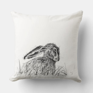 Coussin Lièvre d'automne