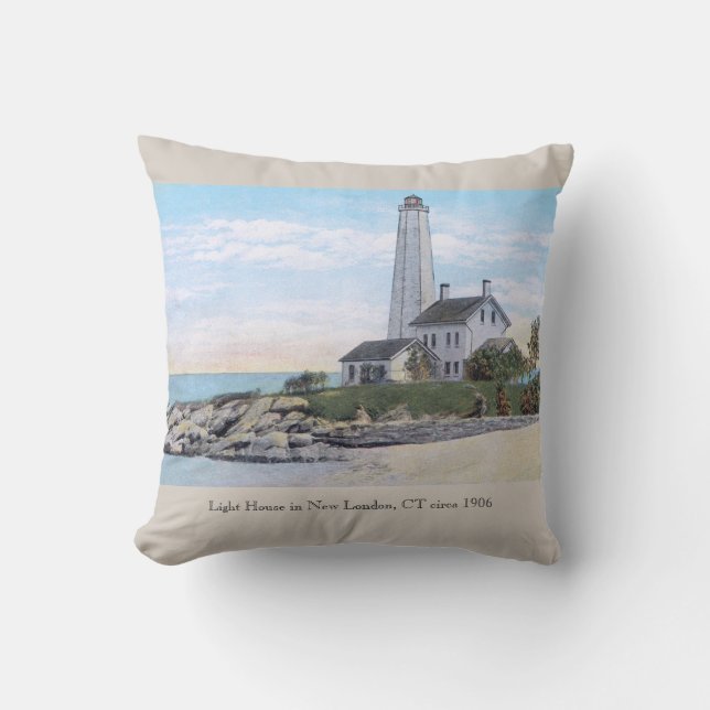 Coussin Light House New London CT (Recto)