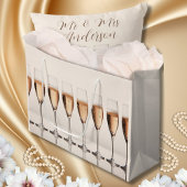 Coussin Ligne de cadeaux mariage de Lunettes de Champagne 
