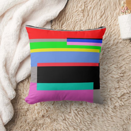 Coussin Lignes colorées (Couverture)