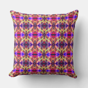 Coussin Lignes colorées abstraites