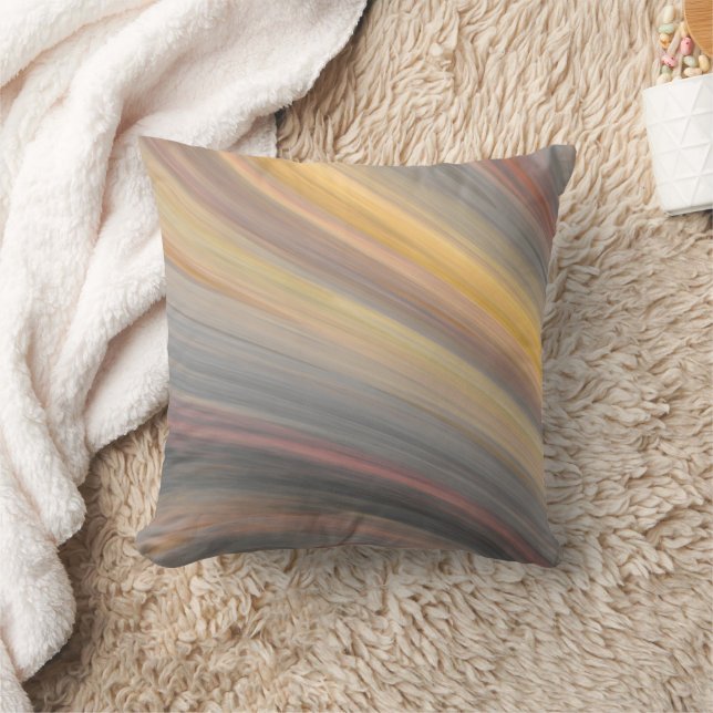 Coussin lignes couleurs pastelles (Couverture)