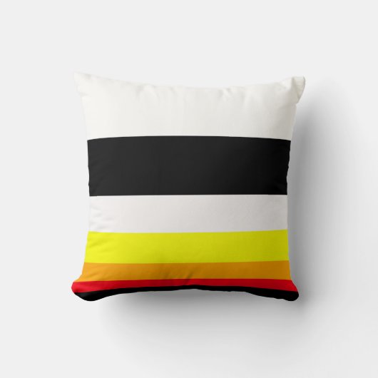 Coussin Lignes d'automne (Recto)