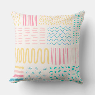 Coussin lignes de motif