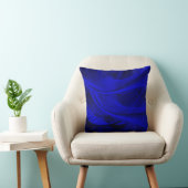 Coussin Lignes de vague abstraites (Chaise)
