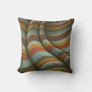 Coussin Lignes Flex Décoratives Courbées Inhabituelles