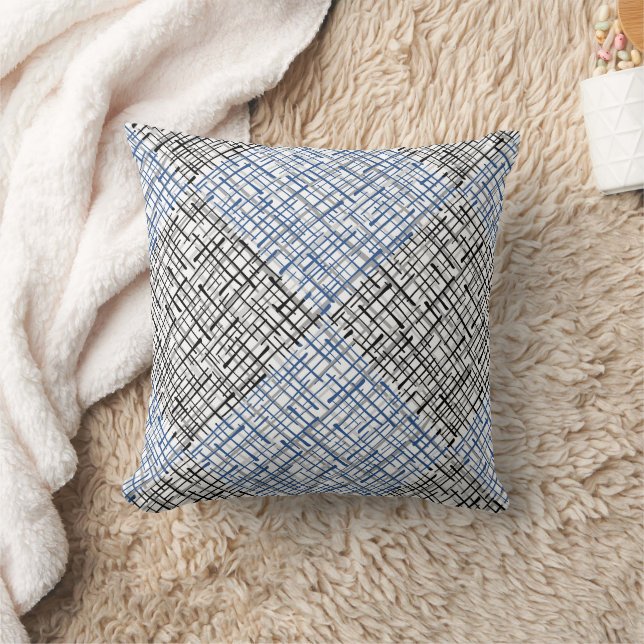 Coussin Lignes motif, style libre (Couverture)