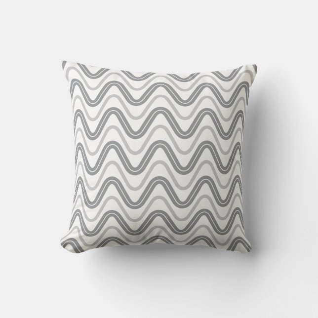 Coussin Lignes ondulées (Recto)