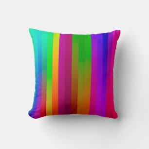 Coussin lignes verticales parallèles simples arrière - pla