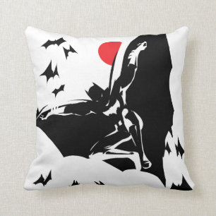 Coussin Ligue de Justice   Batman dans le nuage de chauves