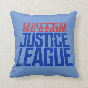 Coussin Ligue de Justice United We Stand Graphic