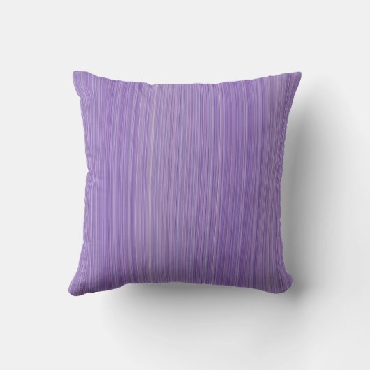 Coussin Lilac et Blancs à fines bandes (Verso)