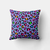 Coussin Lilac Leopard Cushion (Verso)
