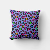 Coussin Lilac Leopard Cushion (Recto)