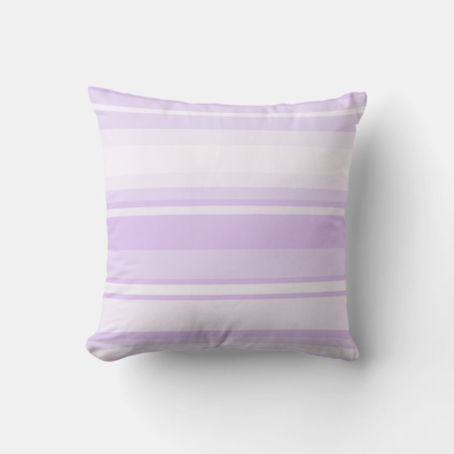 Coussin Lilac rayures (Recto)