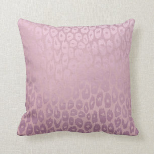 Coussin Lilac Rode Golg Parties scintillant Léopard Textu