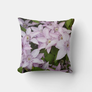 Coussin lilas ,clématite, beau, fleur,fleur de lilas,