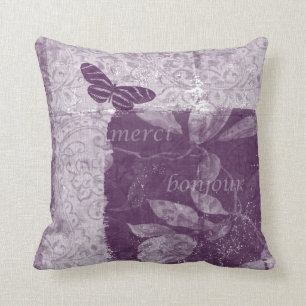 Coussin Lilas français inspiré
