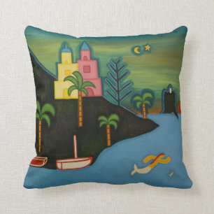 Coussin L'île volcanique 2008