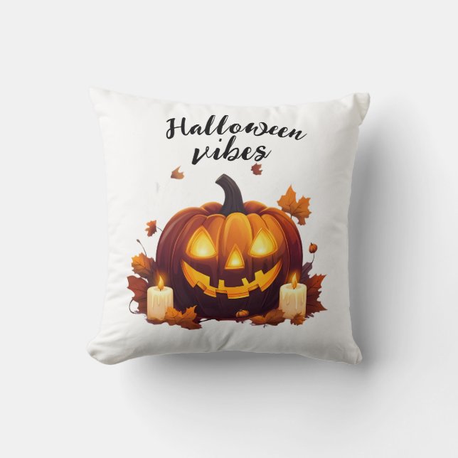 Coussin L'illustration présente un fichier de scène Hallow (Recto)