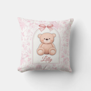 Coussin Lilly Conception personnalisée d'ours en peluche
