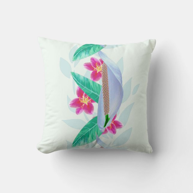 Coussin Lily Florals (Recto)