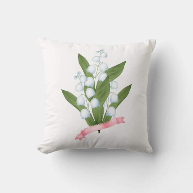 Coussin Lily of the valley (Recto)