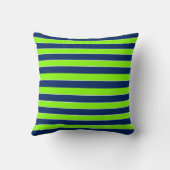 Coussin Lime Green Dark Blue Nom Grandes (Verso)
