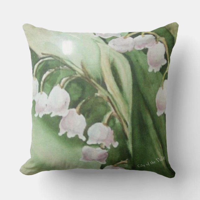COUSSIN LIMITE DU PATIO DE FLEURS DE LA VALLÉE (Recto)