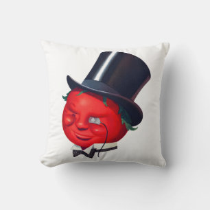 Coussin l'impression de tomate classique