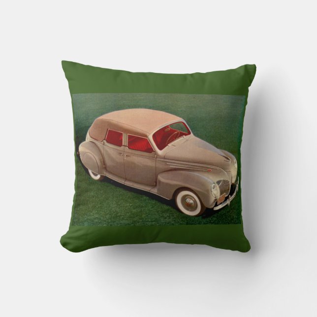 Coussin Lincoln Zephyr 1939 (Recto)
