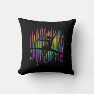 Coussin Line Dancer (v1) Throw Pillow