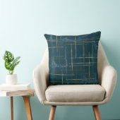 Coussin L'intersection de lignes et de formes crée une tex (Chaise)