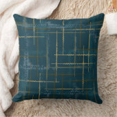 Coussin L'intersection de lignes et de formes crée une tex (Couverture)