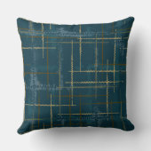 Coussin L'intersection de lignes et de formes crée une tex (Verso)