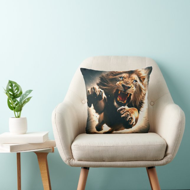 Coussin Lion (Chaise)