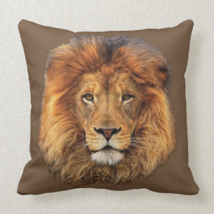 Coussin lion africaine