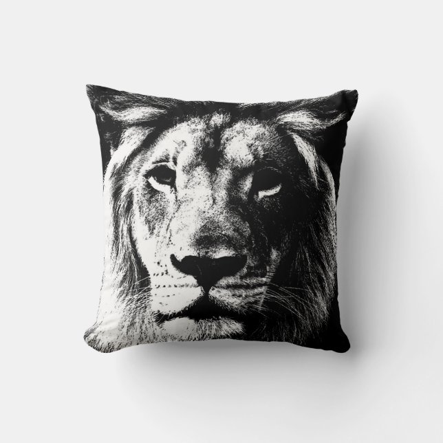 Coussin Lion American MoJo (Recto)