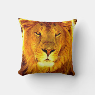Coussin Lion American MoJo
