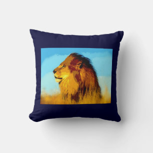 Coussin Lion American MoJo