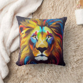 Coussin Lion Animal Discovery Aventure Nature Planète (Couverture)