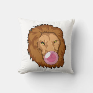 Coussin Lion avec gomme Bubble