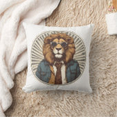 Coussin Lion avec lunettes de soleil (Couverture)