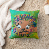 Coussin Lion bébé "Art by Kids" (Couverture)