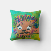 Coussin Lion bébé "Art by Kids" (Recto)