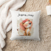 Coussin Lion blanc mignon (Couverture)