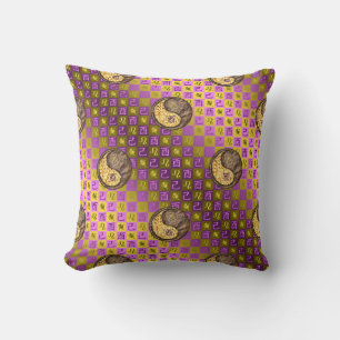Coussin Lion & Coq de Terre